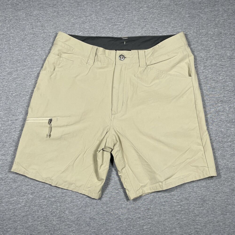 Patagonia Cargo Shorts Mens 32 Beige Nylon Spandex Microfiber